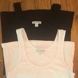 James Perse Standard size 1 lot of two tank tops